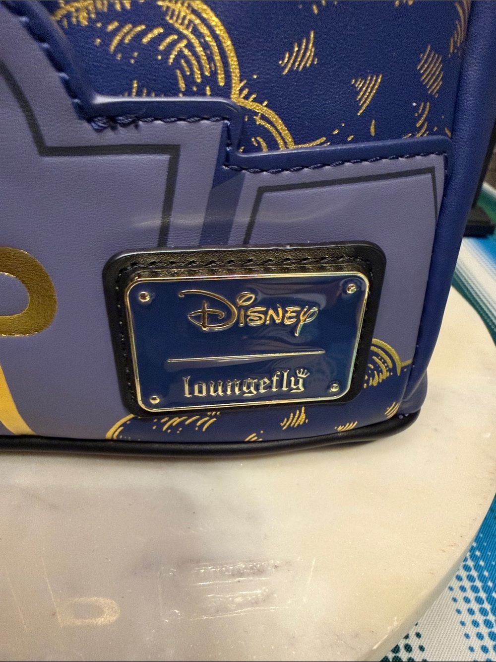 Loungefly Navy Hocus Pocus 2 Mini Backpack with Colorful Character Art - Picture 2 of 10